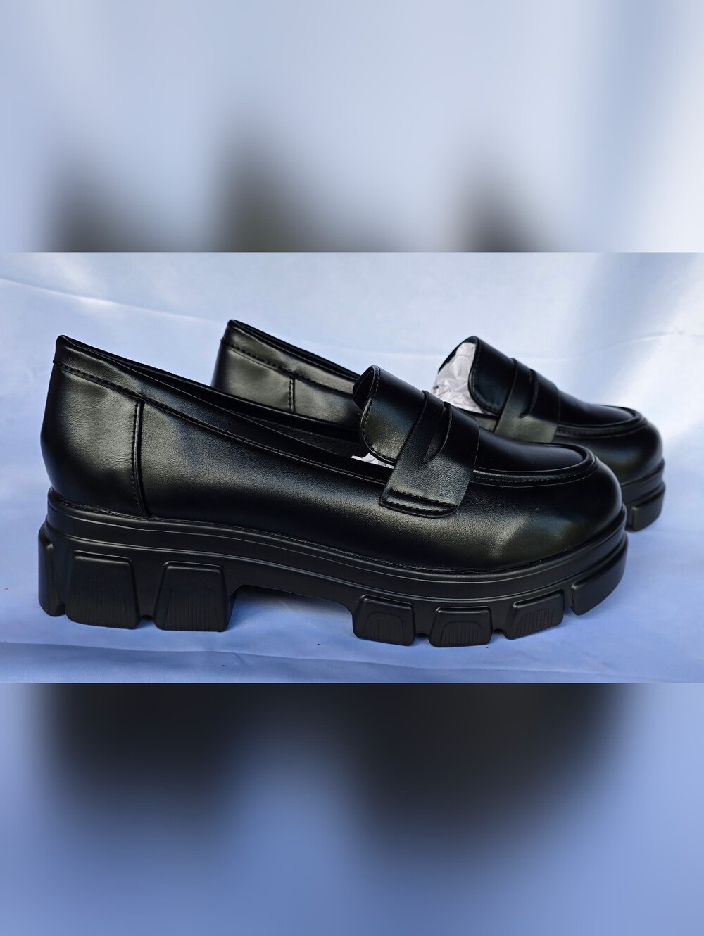 Chunky Platform Penny Loafers